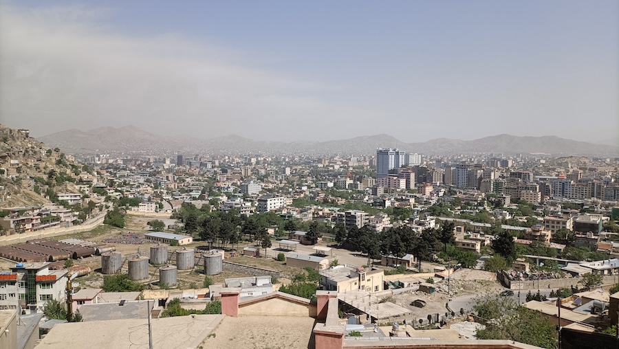 Panorama di Kabul